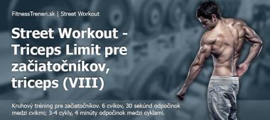 Street Workout - Triceps Limit pre začiatočníkov, triceps (VIII)
